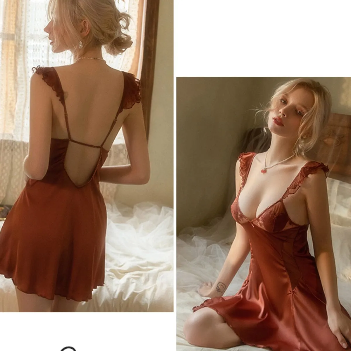 Tinna satin slip