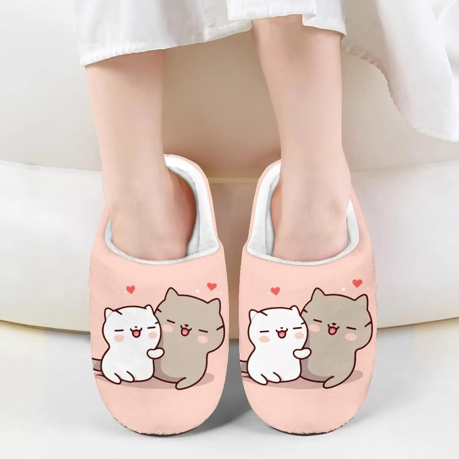 Toddler Slippers Kawaii Non-slip Kids Slippers Cute House Slippers for Kids Cozy House Slippers