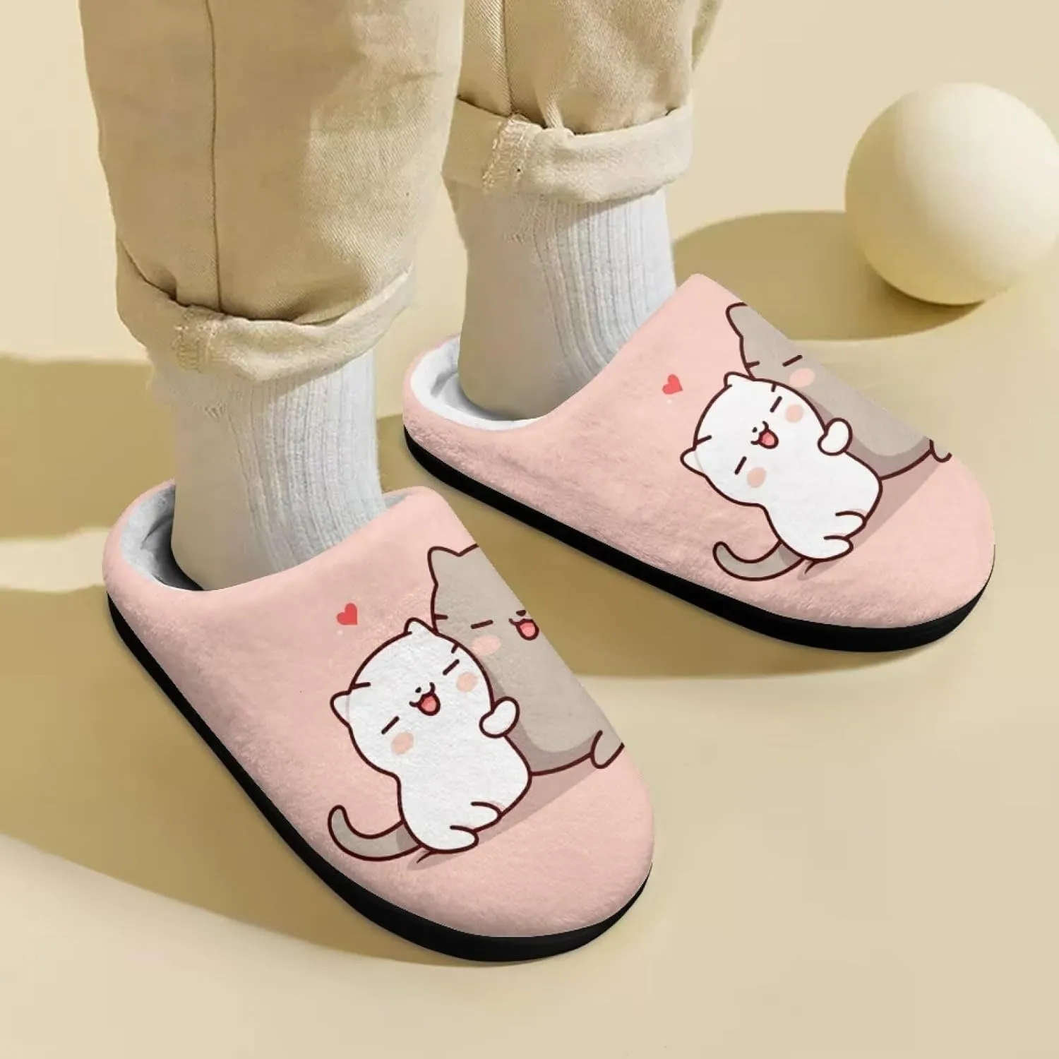 Toddler Slippers Kawaii Non-slip Kids Slippers Cute House Slippers for Kids Cozy House Slippers