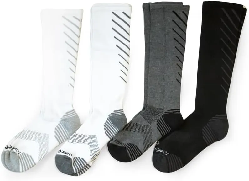 Tommie Copper Women's Compression Socks | All-Day Comfort, Breathable & Easy-On l Assorted Patterns