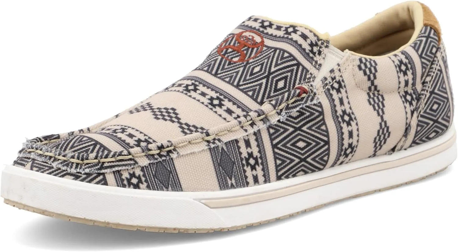 Twisted X Women's Hooey Slip-On Loper, Moc Toe, Taupe & Black, 9.5 M