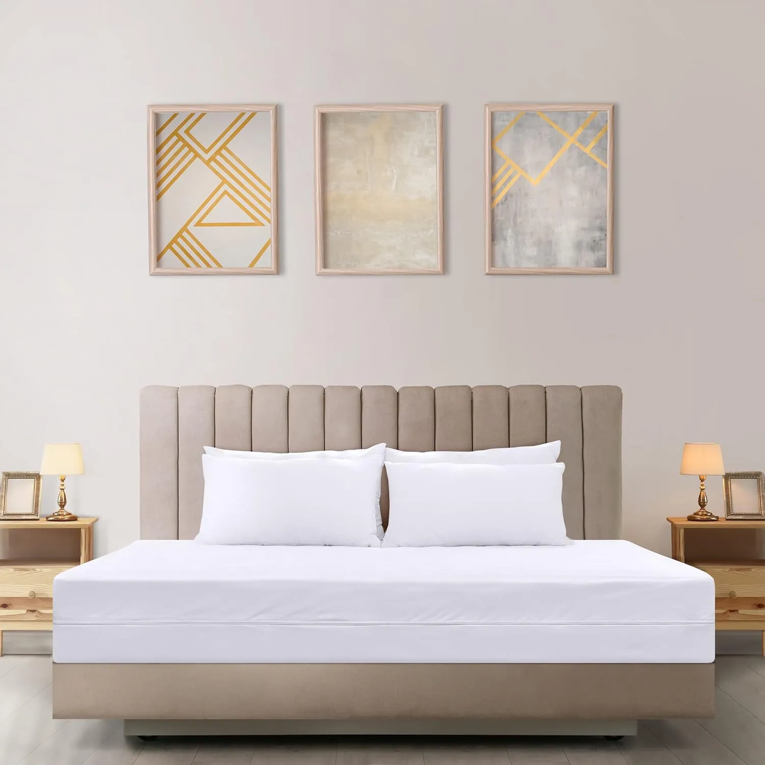 Utopia Bedding Zippered Mattress Encasement Full, 100% Waterproof Bed Bug and Dust Mite Proof Mattress Protector, Absorbent Six-Sided Mattress Cover
