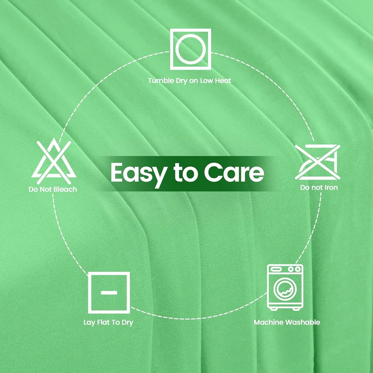 Utopia Kitchen 6FT Spandex Tablecloth [10 Pack, Bright Green] 200 GSM Stretch, Fitted, Washable and Wrinkle Resistant Table Cloth Rectangle Cover for Trade Shows, Wedding, Parties [72Lx30Wx30H Inch]