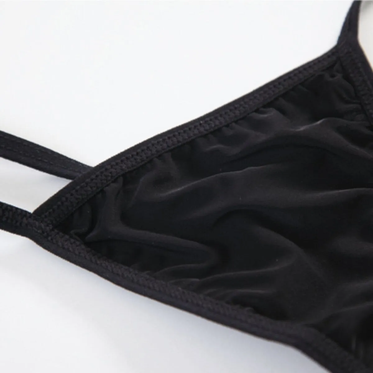 Val stretch satin slip set