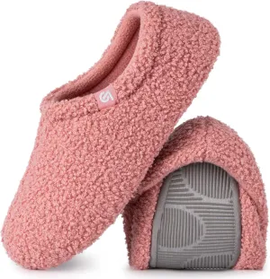 VeraCosy Women's Fuzzy Teddy Slippers Lightweight Memory Foam Indoor House Shoes