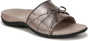 Vionic Bella Slide Women's Comfort Supportive Sandal Pewter - 9.5 Wide