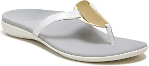 Vionic Raysa Women's Toe Post Supportive Sandal White - 6 Medium