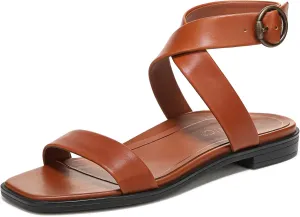 Vionic Women's Poppy Anaya Fashion Flat Sandal- Supportive Active Adjustable Sandals That Includes an Orthotic Insole and Cushioned Outsole for Arch Support, Medium Fit, Sizes 5-11