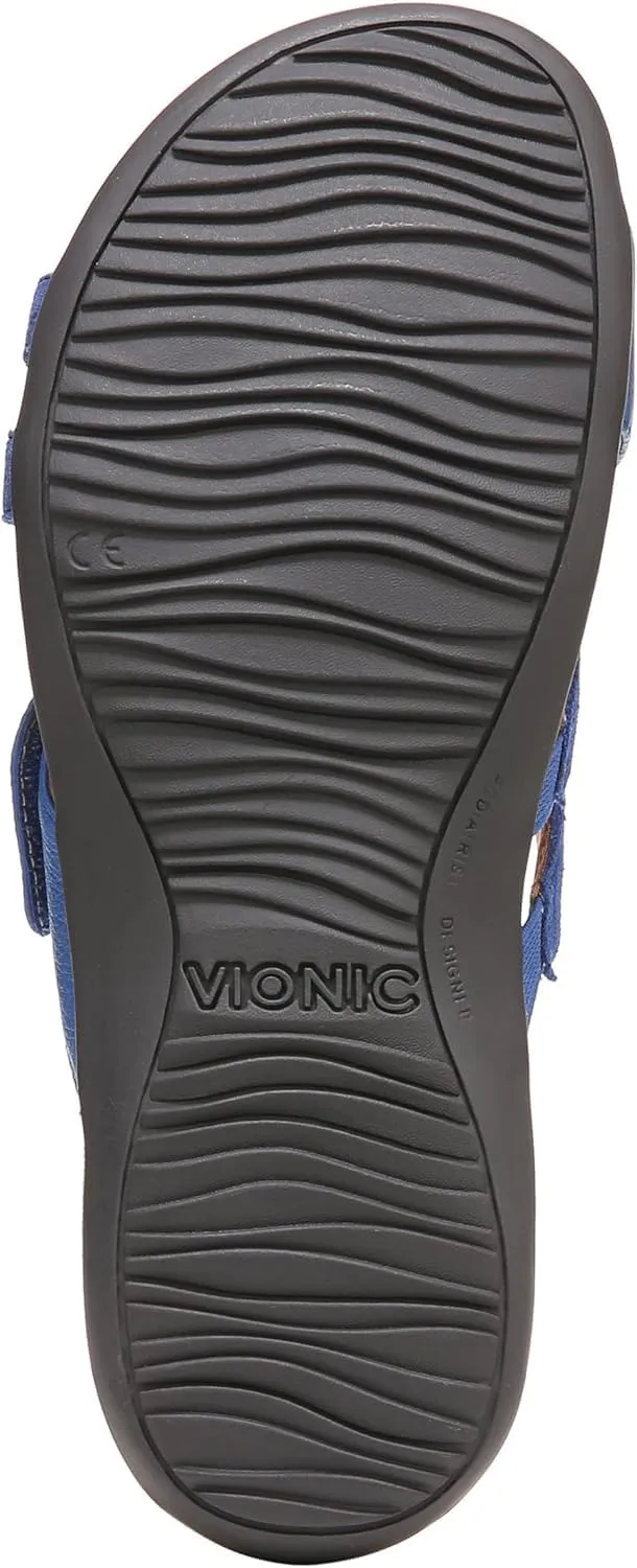 Vionic Women's Rest Zarie Slide Sandals- Supportive Sandals and Indoor/Outdoor Slip Ons That Includes an Orthotic Insole and Cushioned Outsole for Arch Support, Sizes 5-12