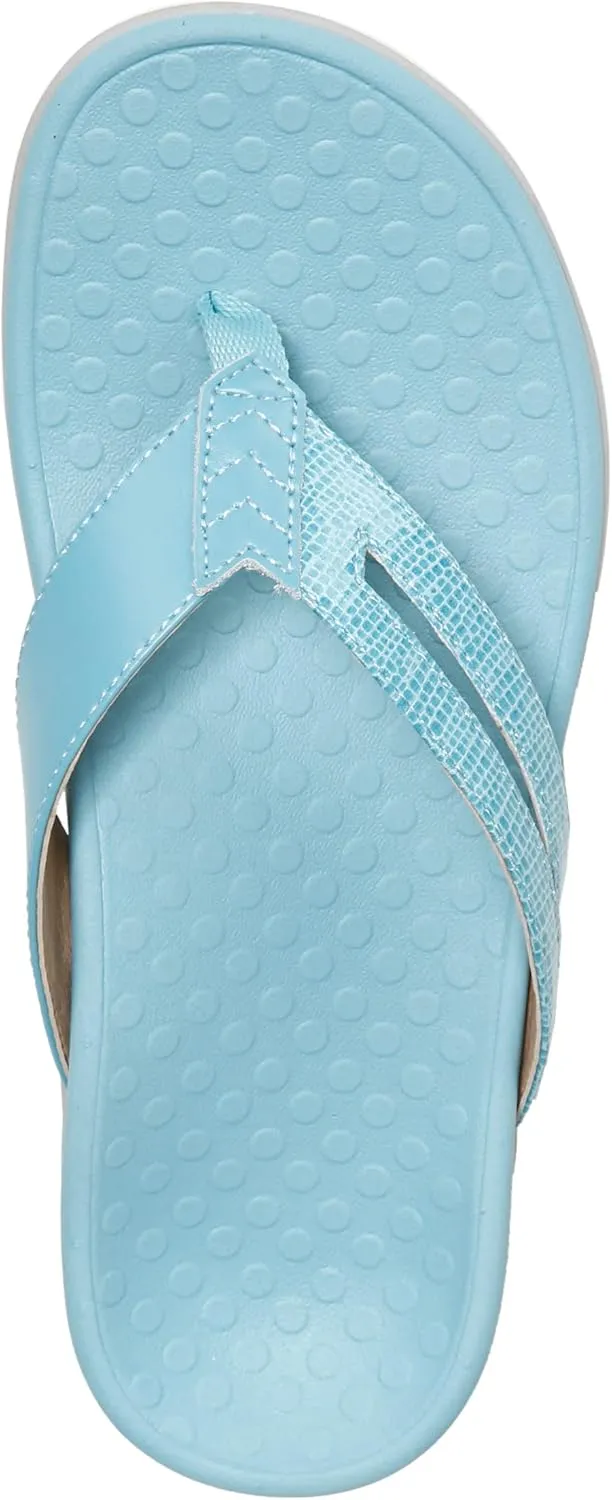 Vionic Women's Tide Kalise Toe Post Sandals- Supportive Ladies Sandals That Include Three-Zone Comfort with Orthotic Insole Arch Support, Medium Fit Sandals for Women