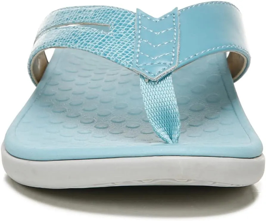 Vionic Women's Tide Kalise Toe Post Sandals- Supportive Ladies Sandals That Include Three-Zone Comfort with Orthotic Insole Arch Support, Medium Fit Sandals for Women