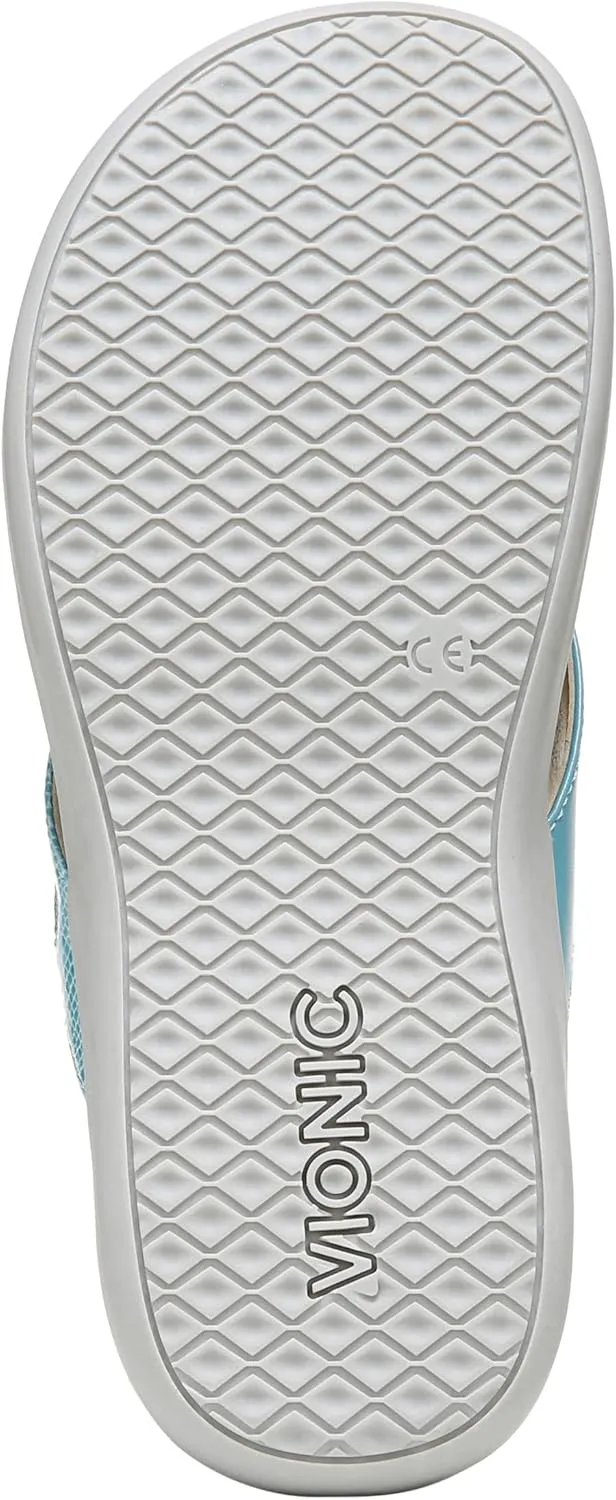 Vionic Women's Tide Kalise Toe Post Sandals- Supportive Ladies Sandals That Include Three-Zone Comfort with Orthotic Insole Arch Support, Medium Fit Sandals for Women