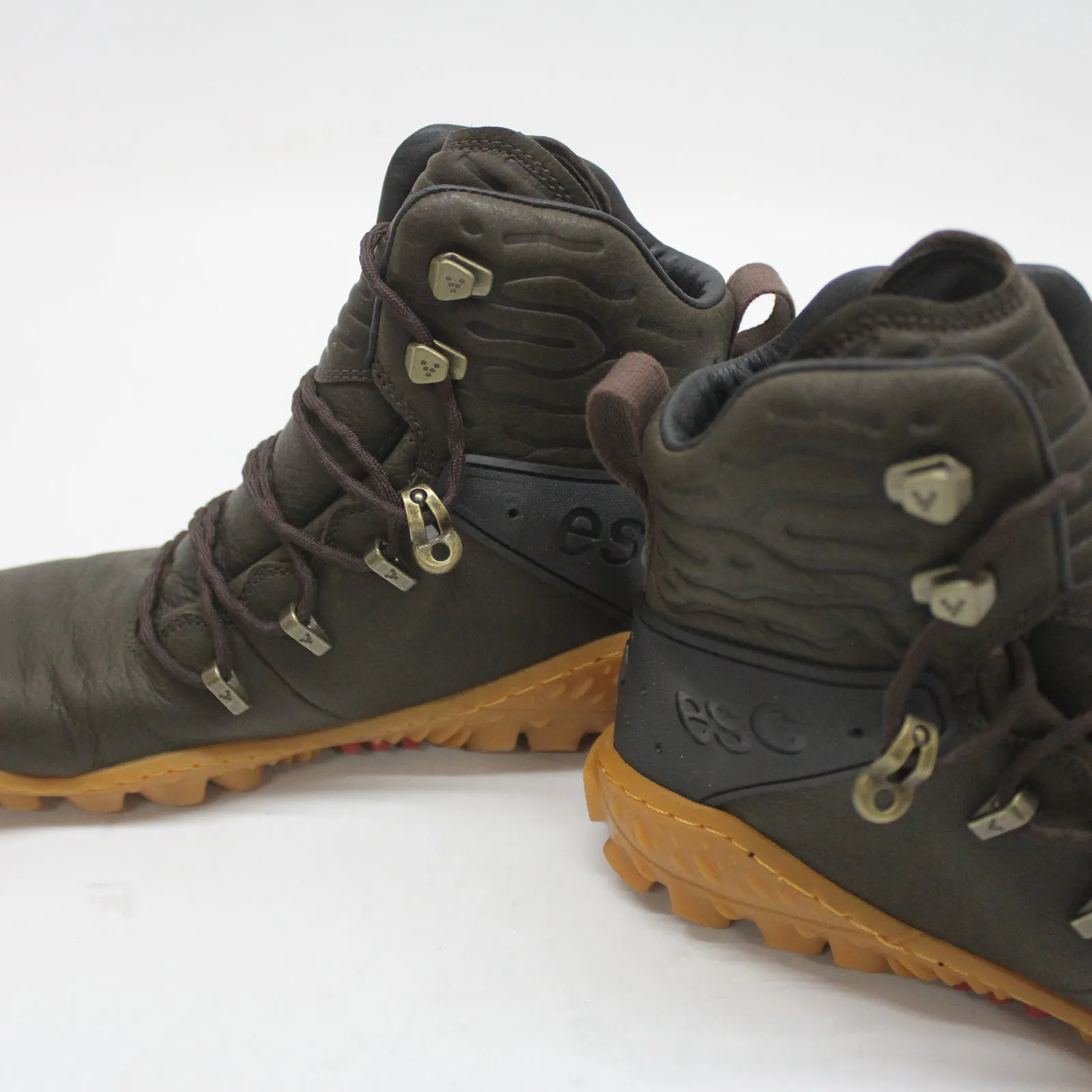 Vivobarefoot Tracker Forest ESC Leather Women's High Top Trainers - UK 5 - US 7.5 Women - EU 38