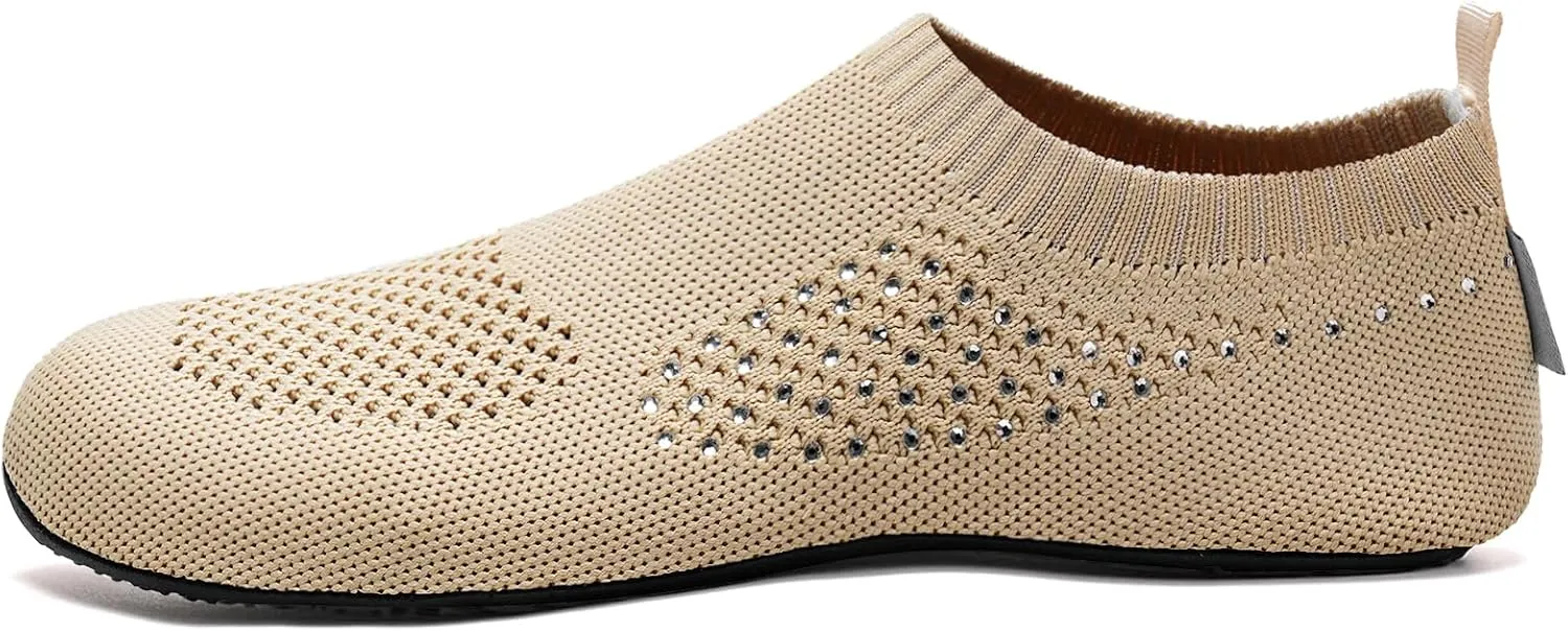 WateLves Womens Barefoot Water Shoes Travel House Slippers for Indoor and Outdoor Aqua Socks for Beach Swim Surf Yoga Dancing Camping Must Haves
