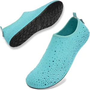 WateLves Womens Barefoot Water Shoes Travel House Slippers for Indoor and Outdoor Aqua Socks for Beach Swim Surf Yoga Dancing Camping Must Haves