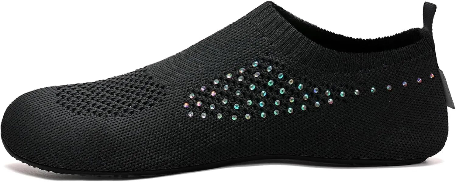 WateLves Womens Barefoot Water Shoes Travel House Slippers for Indoor and Outdoor Aqua Socks for Beach Swim Surf Yoga Dancing Camping Must Haves