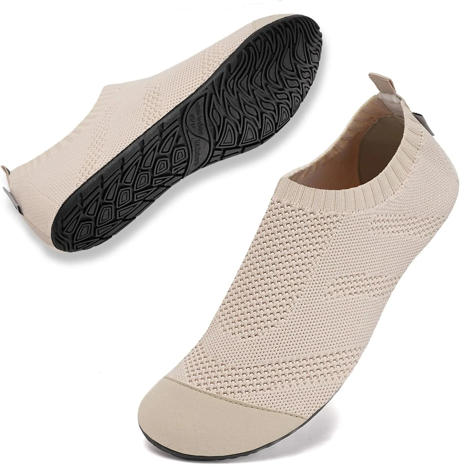 WateLves Womens Barefoot Water Shoes Travel House Slippers for Indoor and Outdoor Aqua Socks for Beach Swim Surf Yoga Dancing Camping Must Haves