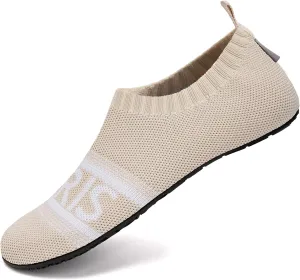 WateLves Womens Barefoot Water Shoes Travel House Slippers for Indoor and Outdoor Aqua Socks for Beach Swim Surf Yoga Dancing Camping Must Haves