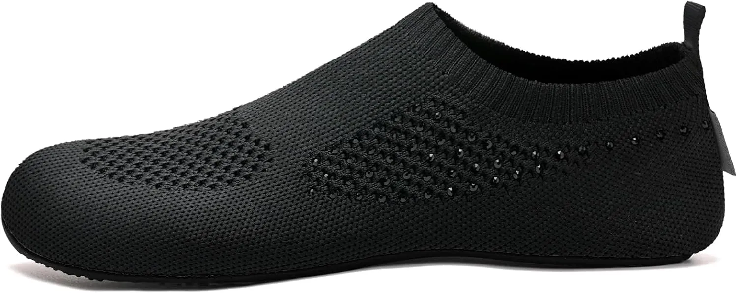 WateLves Womens Barefoot Water Shoes Travel House Slippers for Indoor and Outdoor Aqua Socks for Beach Swim Surf Yoga Dancing Camping Must Haves