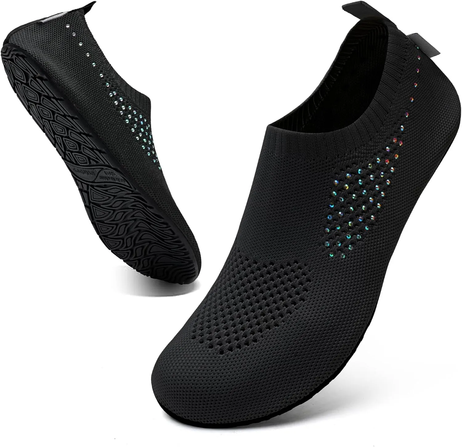 WateLves Womens Barefoot Water Shoes Travel House Slippers for Indoor and Outdoor Aqua Socks for Beach Swim Surf Yoga Dancing Camping Must Haves