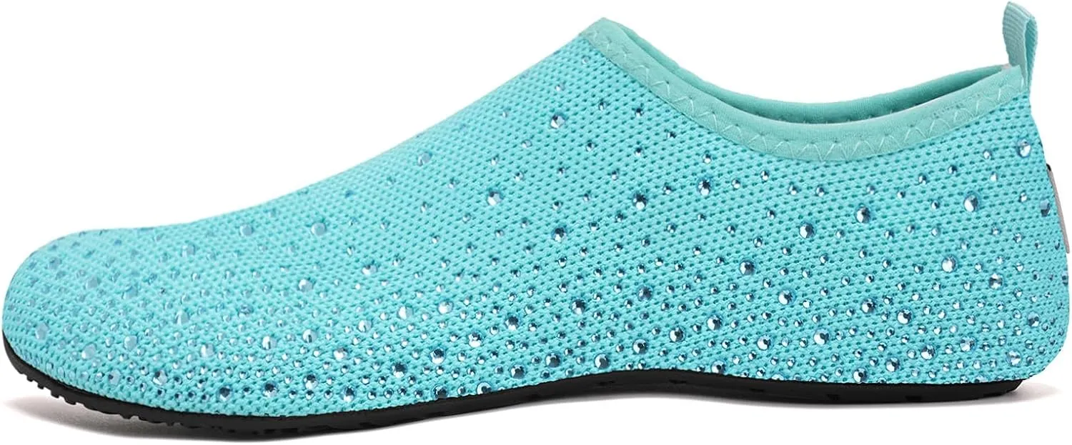 WateLves Womens Barefoot Water Shoes Travel House Slippers for Indoor and Outdoor Aqua Socks for Beach Swim Surf Yoga Dancing Camping Must Haves
