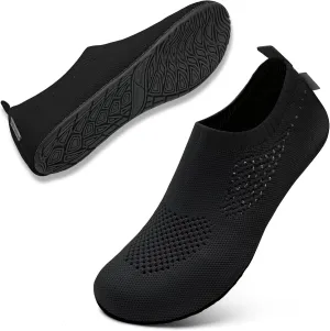 WateLves Womens Barefoot Water Shoes Travel House Slippers for Indoor and Outdoor Aqua Socks for Beach Swim Surf Yoga Dancing Camping Must Haves