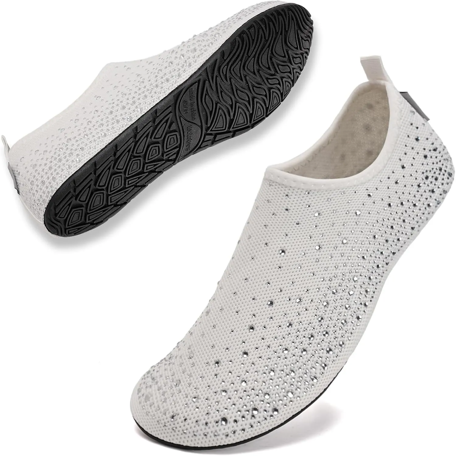 WateLves Womens Barefoot Water Shoes Travel House Slippers for Indoor and Outdoor Aqua Socks for Beach Swim Surf Yoga Dancing Camping Must Haves