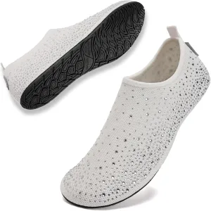 WateLves Womens Barefoot Water Shoes Travel House Slippers for Indoor and Outdoor Aqua Socks for Beach Swim Surf Yoga Dancing Camping Must Haves