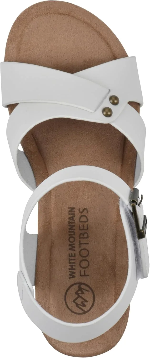 WHITE MOUNTAIN Women's Prezo Wedge Sandal