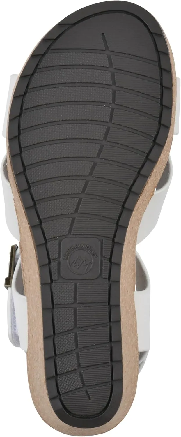 WHITE MOUNTAIN Women's Prezo Wedge Sandal