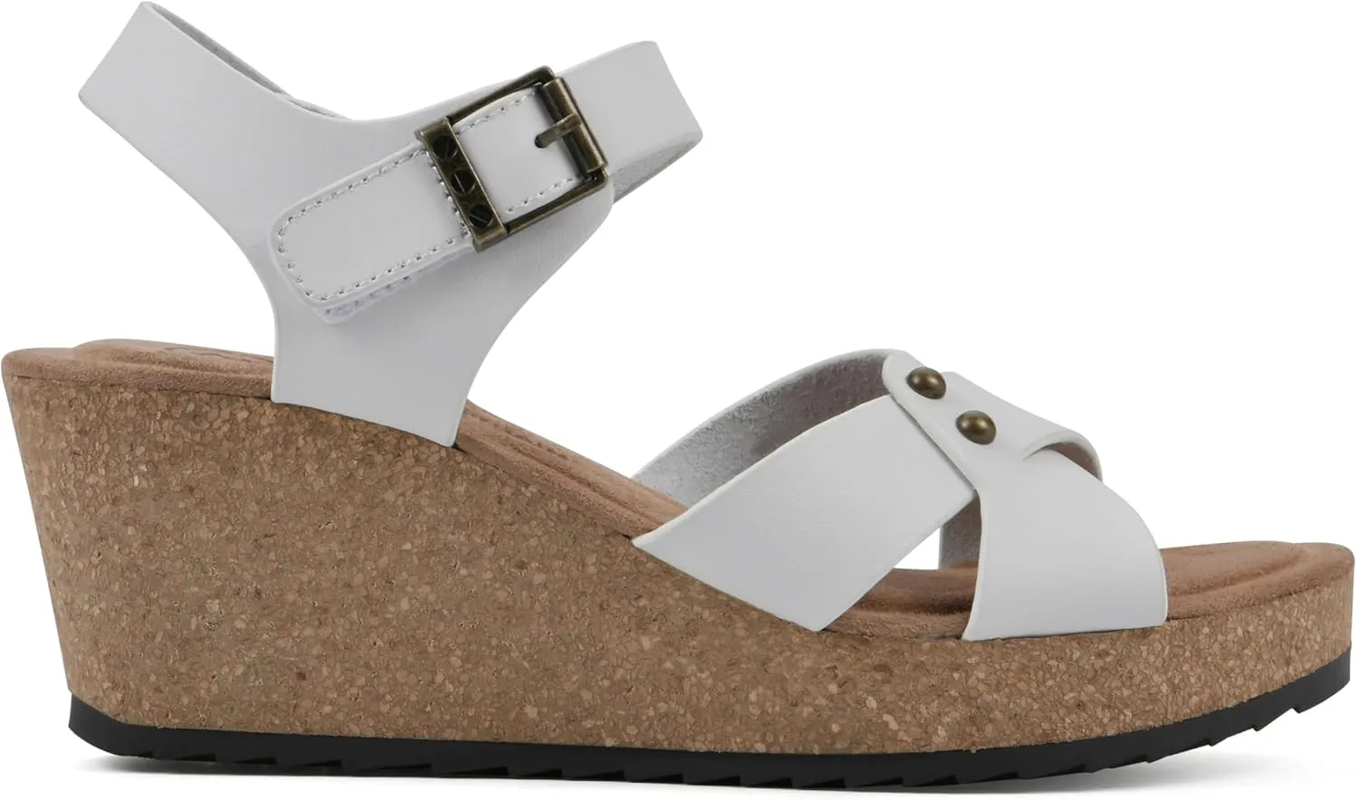 WHITE MOUNTAIN Women's Prezo Wedge Sandal