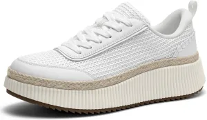 Women Espadrille Platform Sneakers Chunky Fashion Casual Shoes for Women Comfortable Walking Sneakers