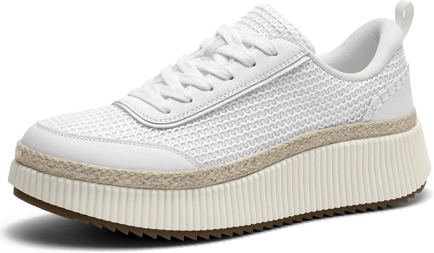 Women Espadrille Platform Sneakers Chunky Fashion Casual Shoes for Women Comfortable Walking Sneakers