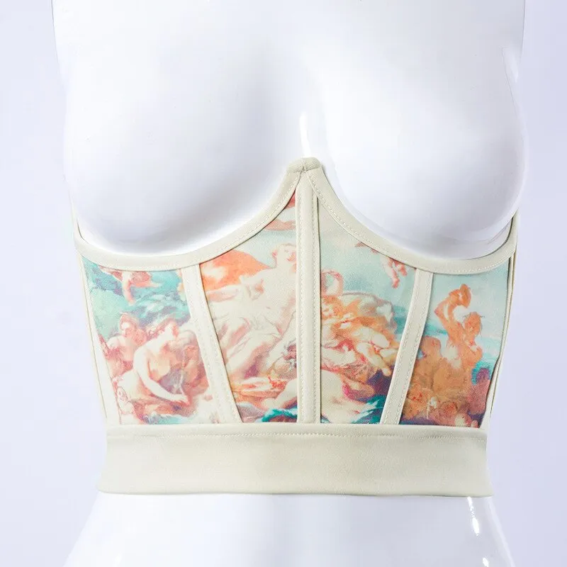 Women Push Up Corset Waist Trainer Body Shaper Girdle