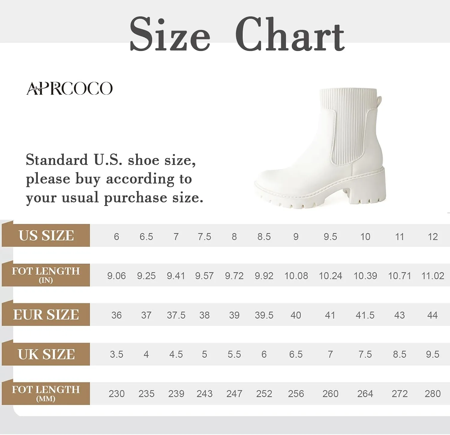 Women's Chelsea Boots Platform Elastic Zippers Chunky Heel Lug Sole Comfortable Slip On Booties for Women