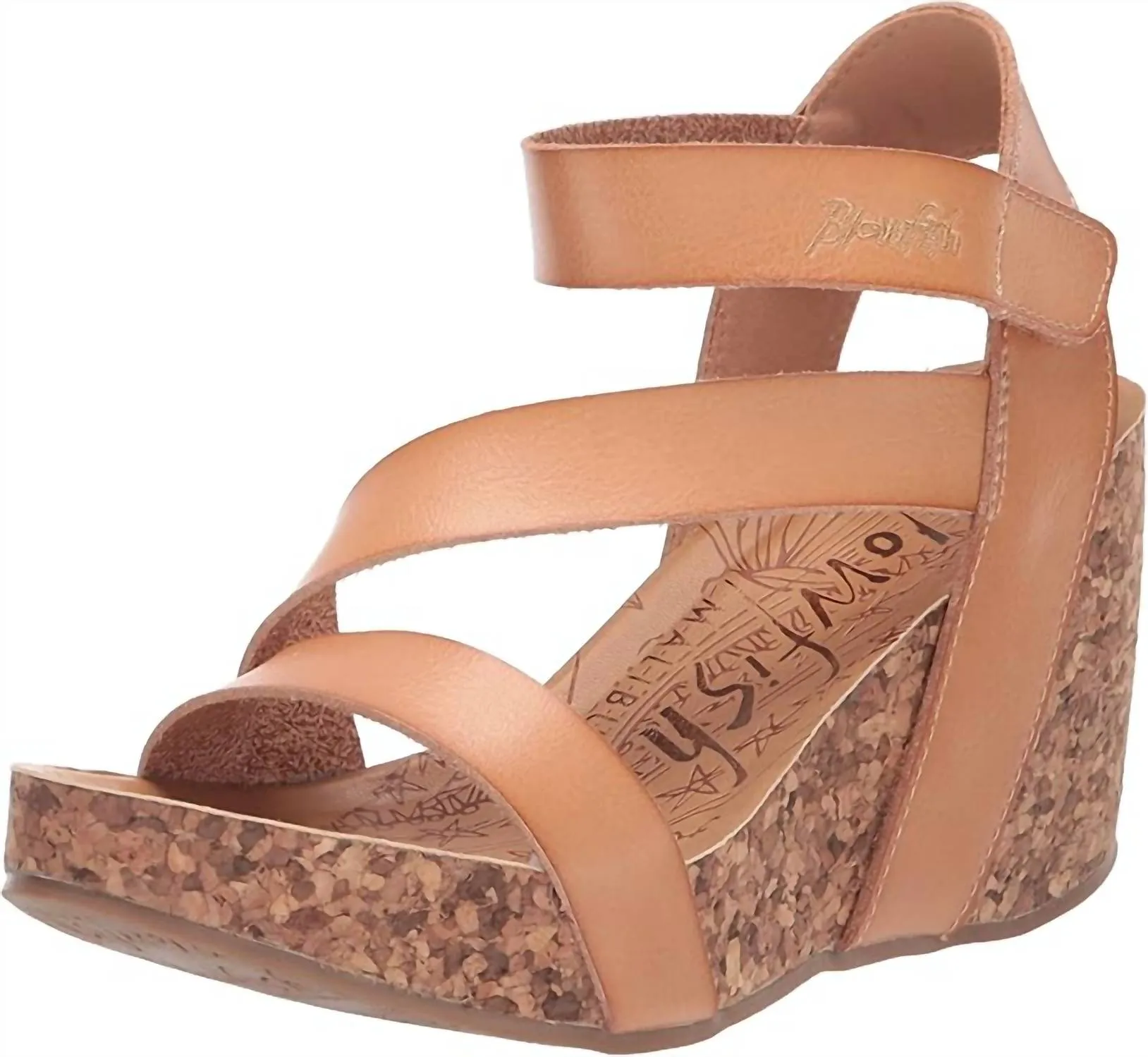 Women's Hapuku Wedge Sandal In Beige Nude Dyecut