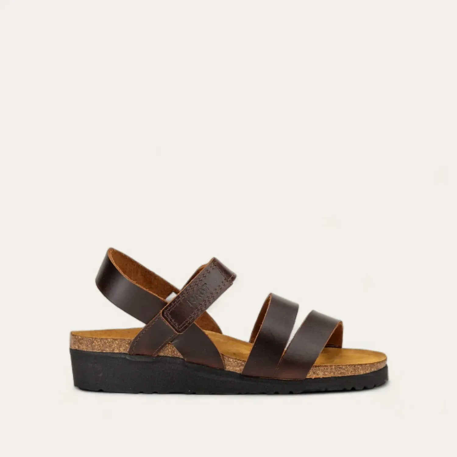 Women's Kayla Sandals - Narrow In Buffalo Leather Brown