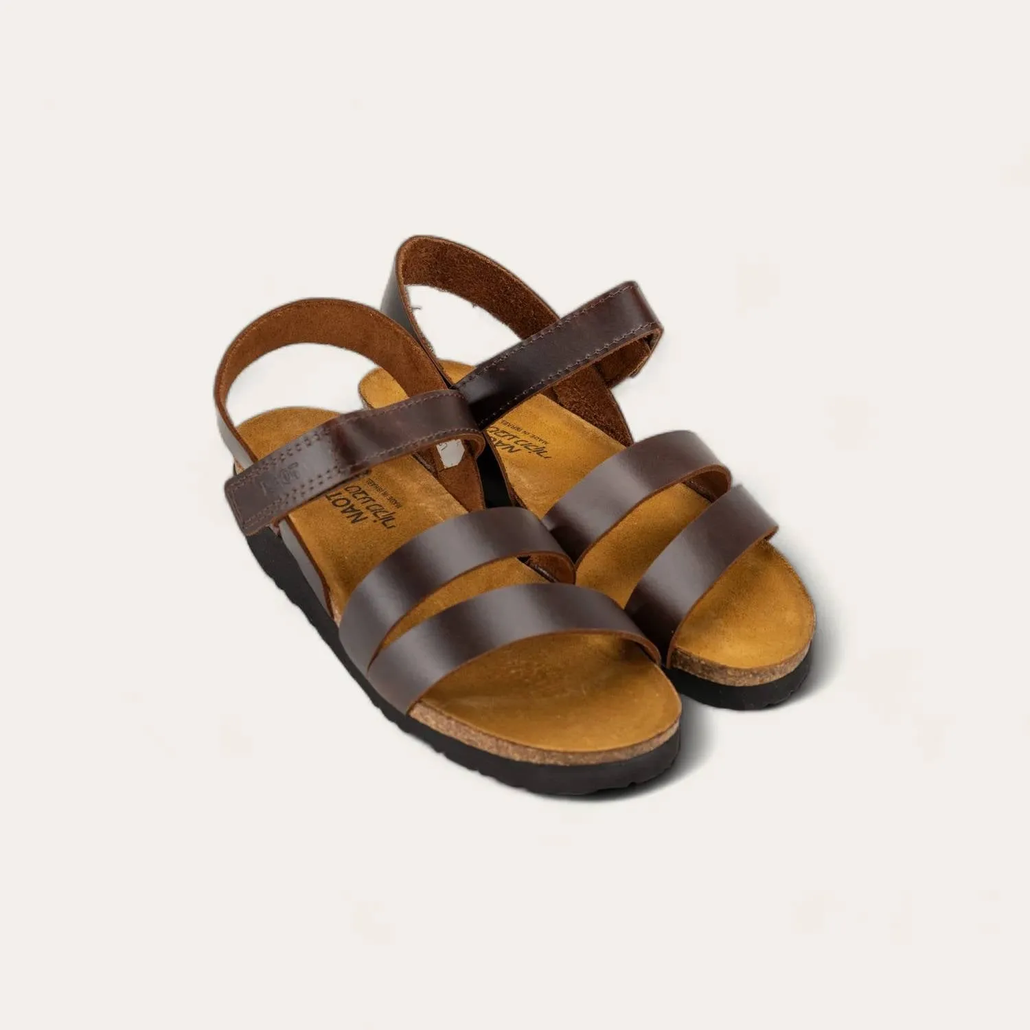 Women's Kayla Sandals - Narrow In Buffalo Leather Brown
