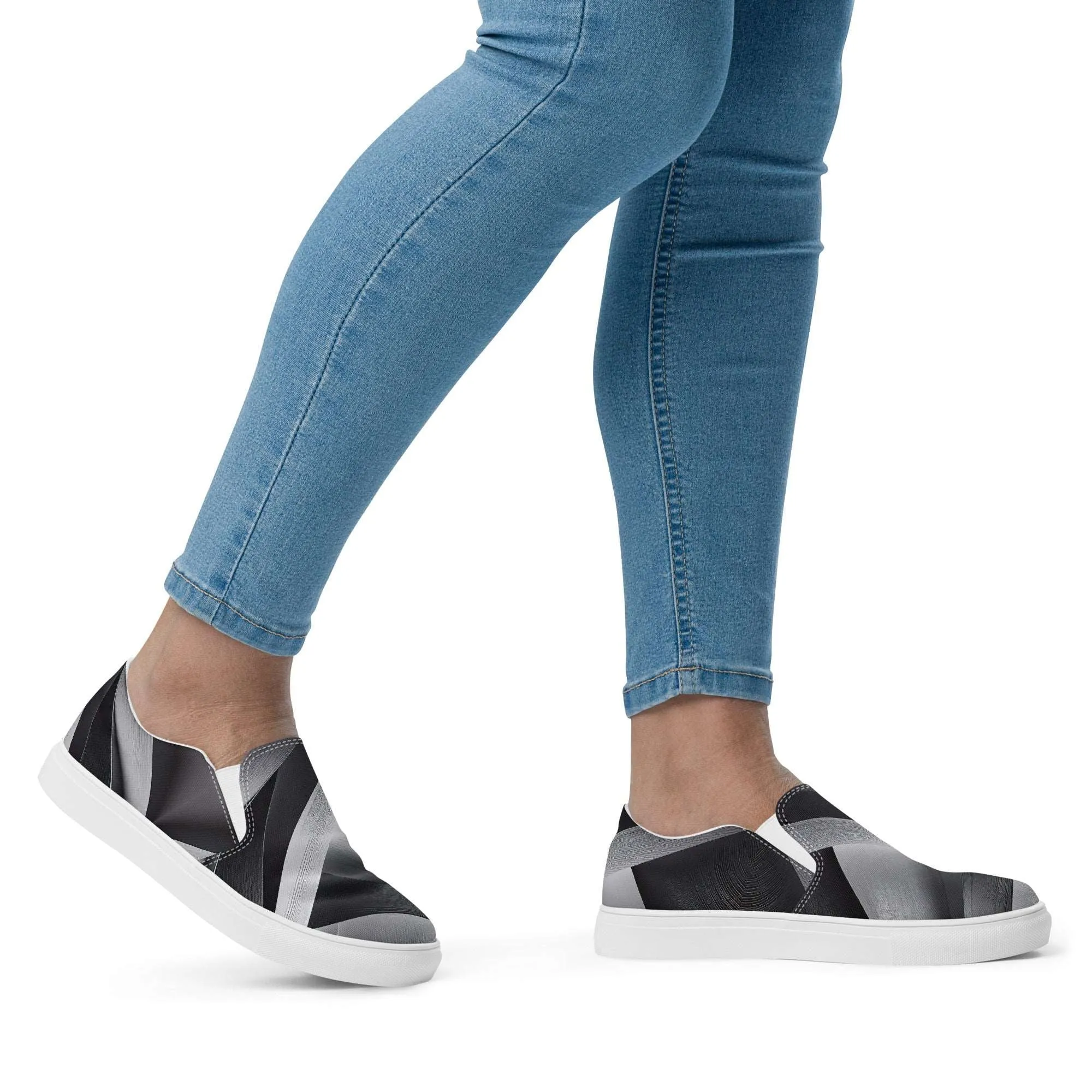 Women’s Slip-on Canvas Stamp-8