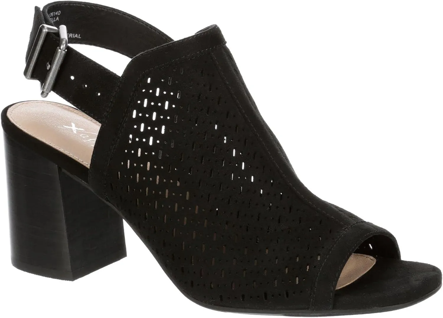 XAPPEAL Zella - Women's Peep Toe Cut Out Block Heeled Sandal Booties