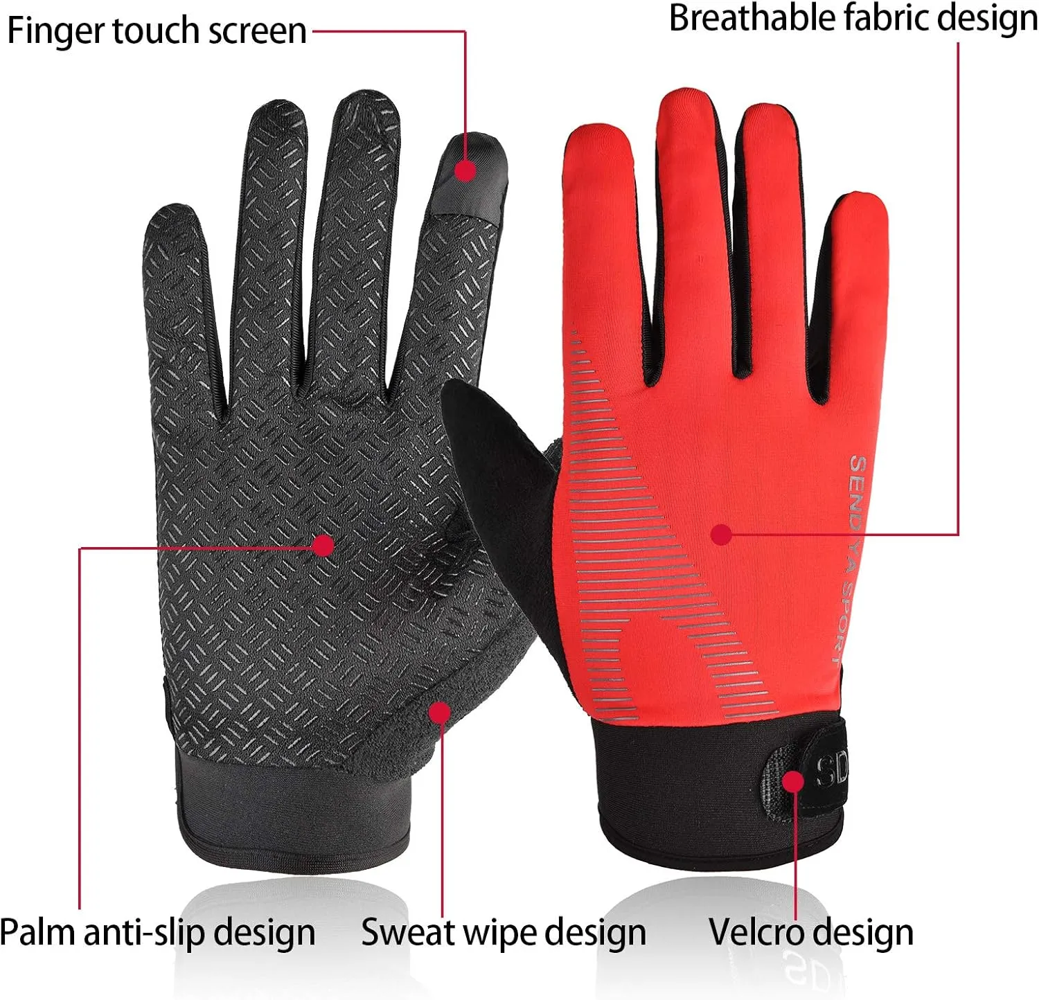 YHT Workout Gloves, Full Palm Protection & Extra Grip, Gym Fishing Fencing Gloves for Weight Lifting, Training, Fitness, Exercise (Men & Women)
